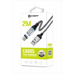 (SX-B16C-2M) - Cabo Usb Tipo C - [Caixa com 200 peças]